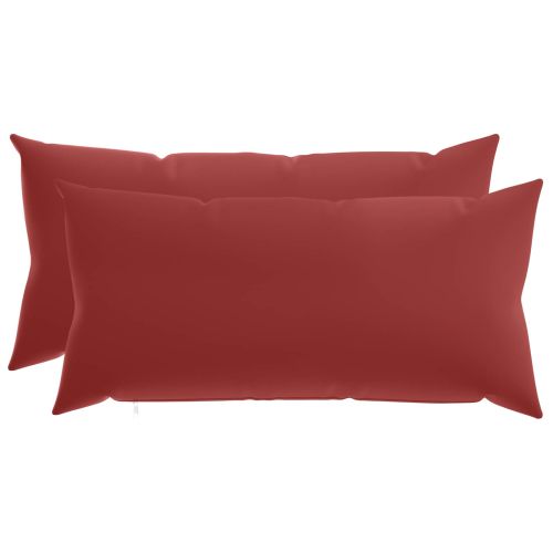 Калъфка за възглавница 2 pcs HEERLEN Виненочервен 40 x 80 cm