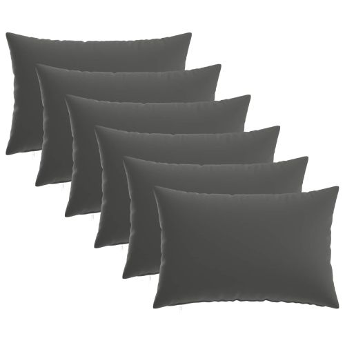 Калъфка за възглавница 6 pcs HEERLEN Антрацит 50 x 75 cm