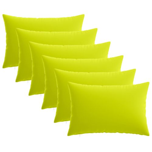 Калъфка за възглавница 6 pcs HEERLEN Яркозелено. 50 x 75 cm