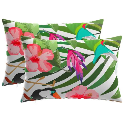 Калъфка за възглавница 2 pcs HEERLEN Черно 50 x 75 cm Полиестер