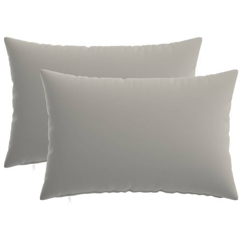 Калъфка за възглавница 2 pcs HEERLEN Сиво 50 x 75 cm Полиестер