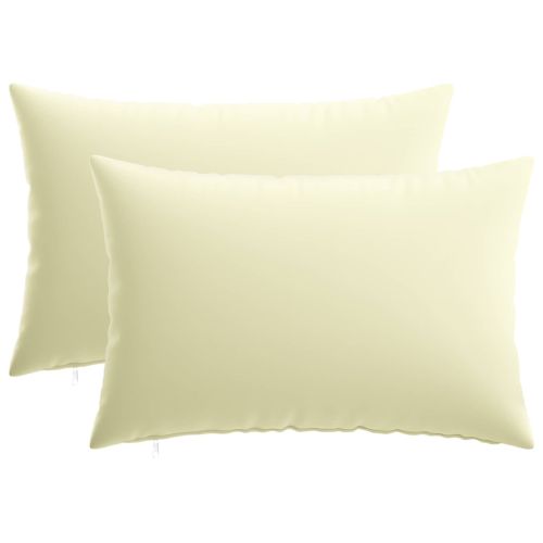 Калъфка за възглавница 2 pcs HEERLEN Кремаво 50 x 80 cm
