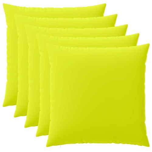 Калъфка за възглавница 6 pcs HEERLEN Яркозелено. 60 x 60 cm