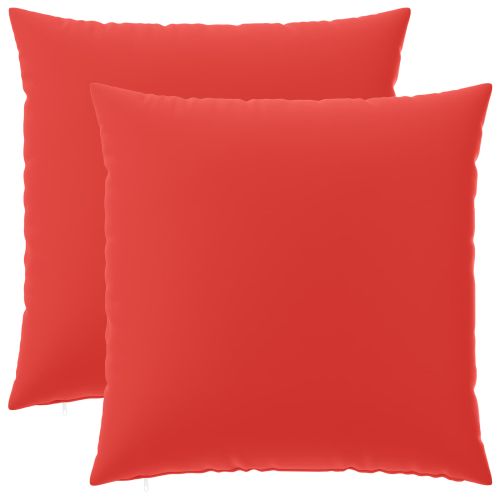Калъфка за възглавница 2 pcs HEERLEN Червено 60 x 60 cm