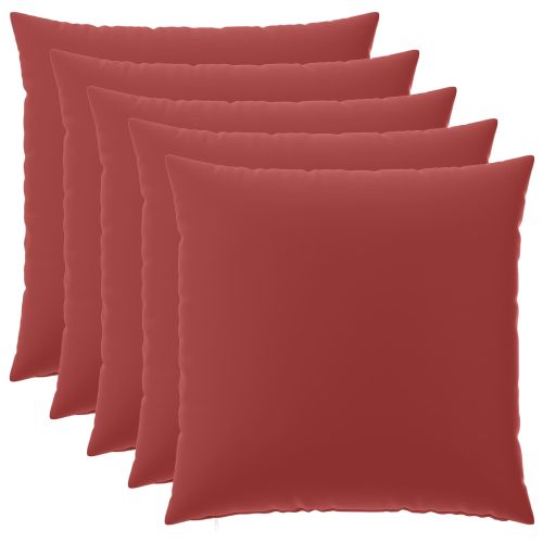 Калъфка за възглавница 6 pcs HEERLEN Виненочервен 80 x 80 cm