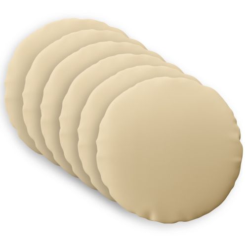 Калъфка за възглавница 6 pcs HEERLEN Бежово Ø 30 cm Полиестер