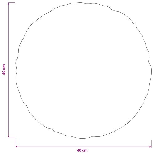 Калъфка за възглавница 2 pcs HEERLEN Зелено Ø 40 cm Полиестер