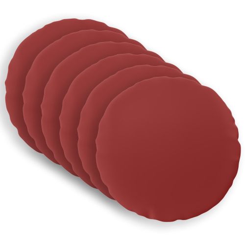 Калъфка за възглавница 6 pcs HEERLEN Виненочервен Ø 40 cm