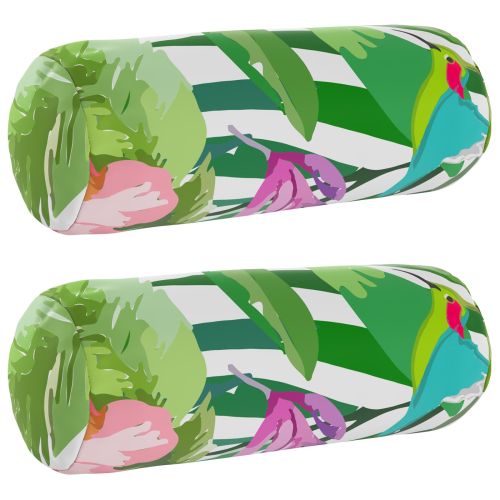 Калъфка за възглавница 2 pcs HEERLEN Черно Ø 15 x 40 см