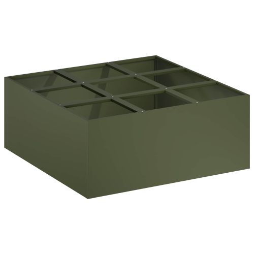 Градинска саксия Маслиненозелено 100 x 100 x 40 cm