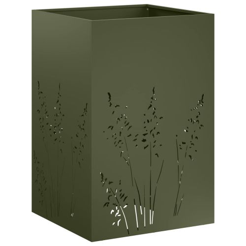 Градинска саксия Маслиненозелено 50 x 50 x 75 cm