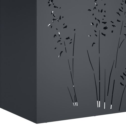 Градинска саксия 2 бр. Антрацит 50 x 30 x 75 см