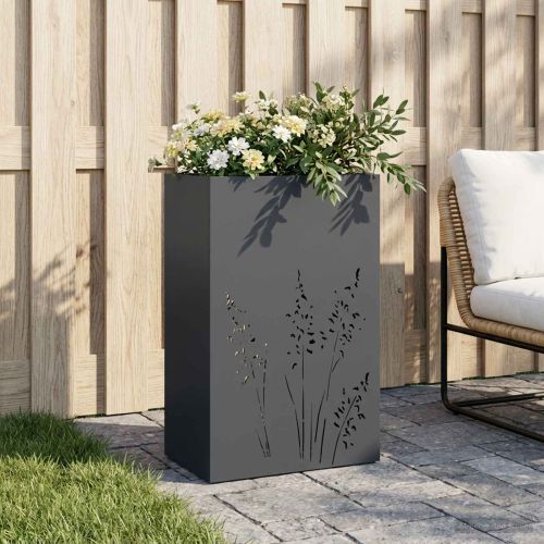 Градинска саксия Антрацит 50 x 30 x 75 см