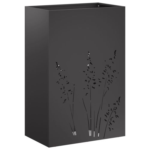 Градинска саксия Черно 50 x 30 x 75 см