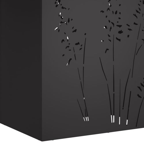Градинска саксия Черно 50 x 30 x 75 см