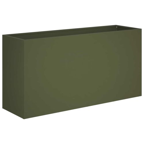 Градинска саксия Маслиненозелено 100 x 30 x 50 cm
