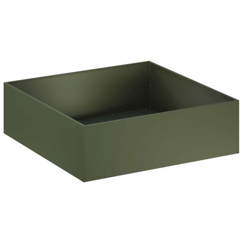Градинска саксия Маслиненозелено 100 x 100 x 30 cm