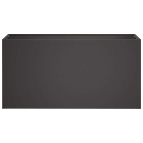 Градинска саксия Черно 100 x 30 x 40 см