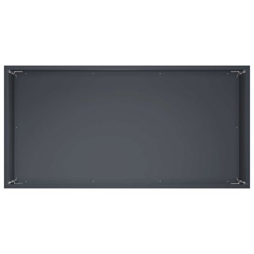 Градинска саксия 2 бр. Антрацит 60 x 30 x 50 см