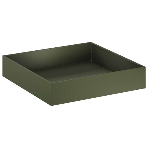 Градинска саксия Маслиненозелено 100 x 100 x 20 cm