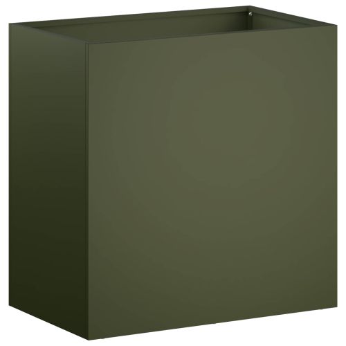 Градинска саксия Маслиненозелено 50 x 30 x 50 cm