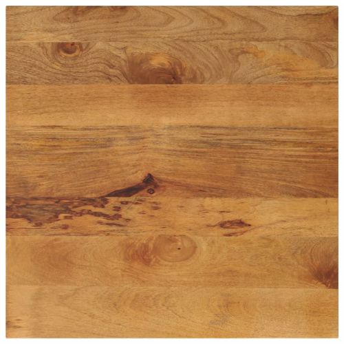 Плот за маса, 80x80x3,8 см, квадратен, манго масив