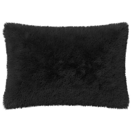 Калъфка за възглавница 6 pcs HEERLEN Черно 30 x 50 cm ПВ флийс
