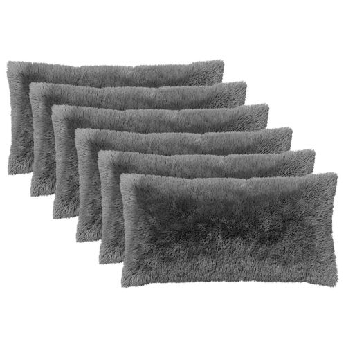 Калъфка за възглавница 6 pcs HEERLEN Светлосиво 40 x 70 cm