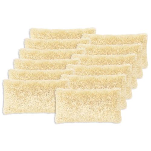 Калъфка за възглавница 12 pcs HEERLEN Кремаво 40 x 80 cm