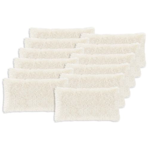Калъфка за възглавница 12 pcs HEERLEN Бяло 40 x 80 cm ПВ флийс