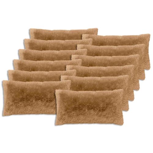 Калъфка за възглавница 12 pcs HEERLEN Таупе 40 x 80 cm ПВ флийс