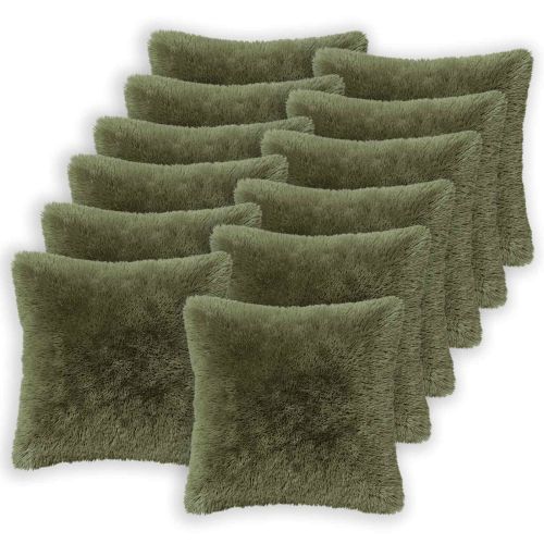 Калъфка за възглавница 12 pcs HEERLEN Зелено 45 x 45 cm