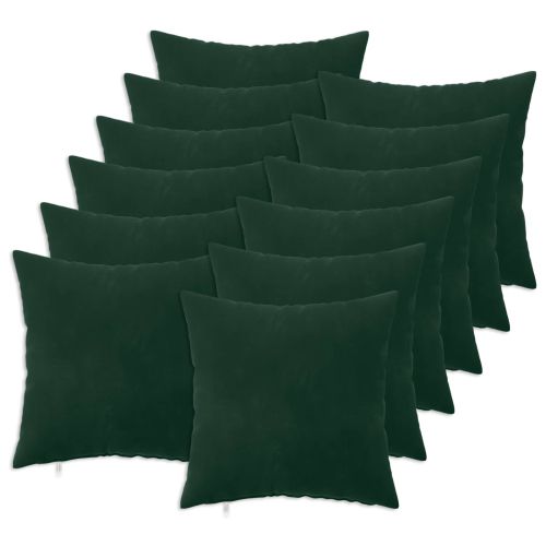 Калъфка за възглавница 12 pcs HEERLEN Тъмнозелено 50 x 50 cm