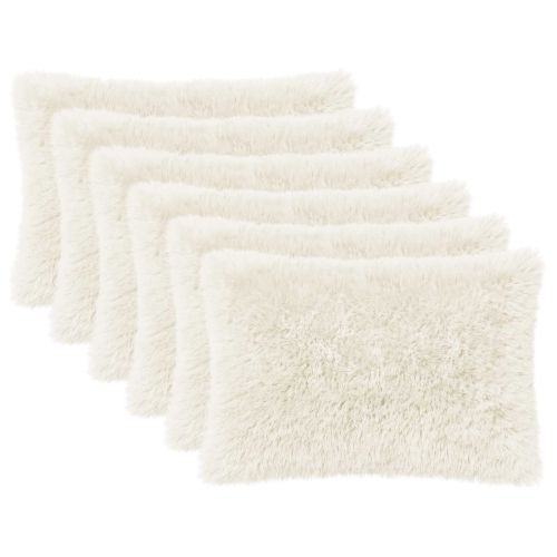 Калъфка за възглавница 6 pcs HEERLEN Бяло 50 x 70 cm ПВ флийс