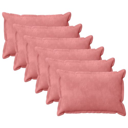 Калъфка за възглавница 6 pcs HOUTEN Розово 50 x 70 cm Кадифе
