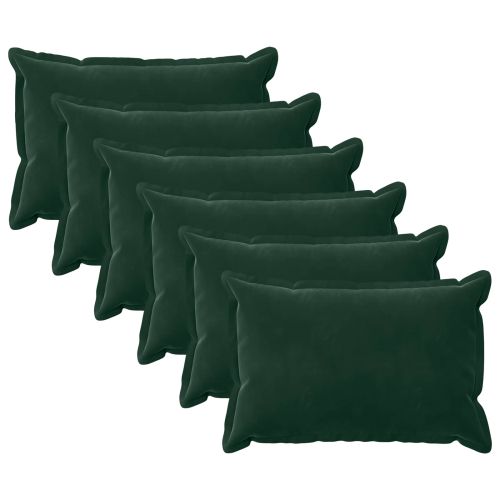 Калъфка за възглавница 6 pcs HOUTEN Тъмнозелено 50 x 80 cm