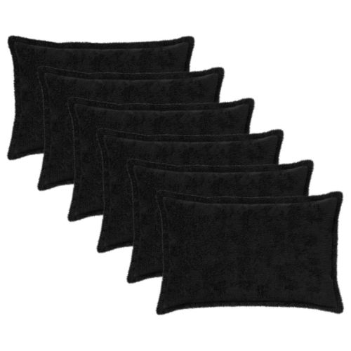 Калъфка за възглавница 6 бр. HOUTEN Черно 50 x 80 cm