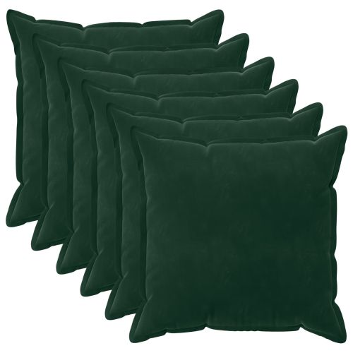 Калъфка за възглавница 6 pcs HOUTEN Тъмнозелено 60 x 60 cm