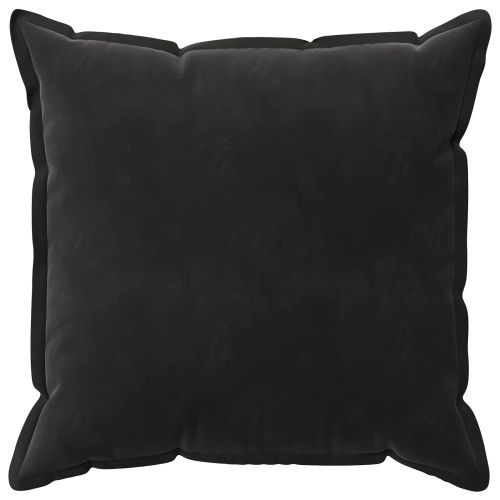 Калъфка за възглавница 2 pcs HOUTEN Черно 65 х 65 см Кадифе