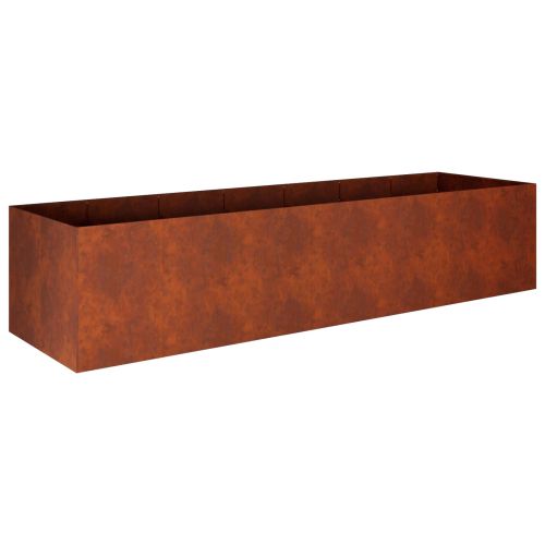 Градинска саксия Ръждясало 280 x 80 x 60 см Кортенова стомана