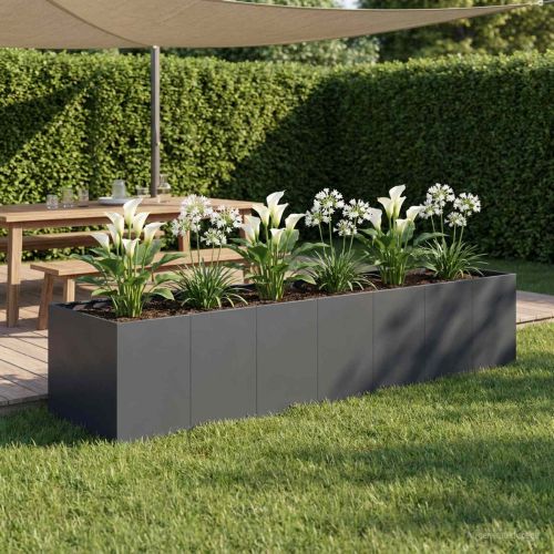 Градинска саксия Антрацит 280 x 80 x 60 см