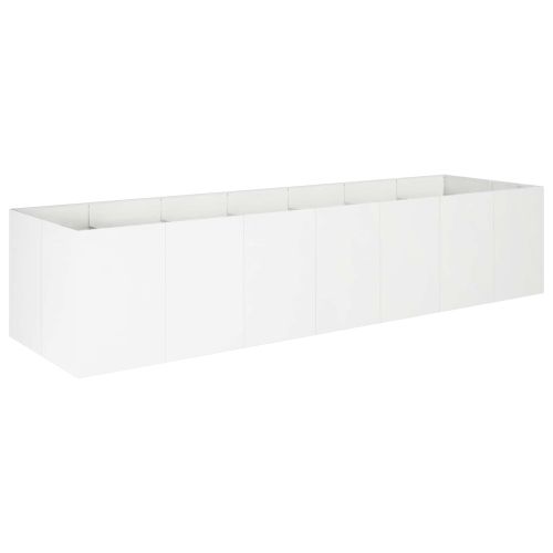 Градинска саксия Бяло 280 x 80 x 60 см