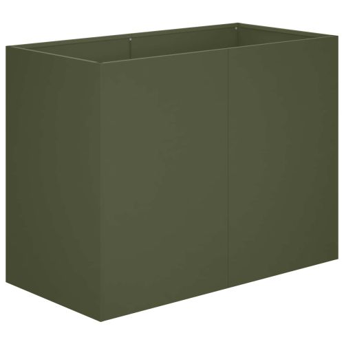 Градинска саксия Маслиненозелено 80 x 40 x 60 cm