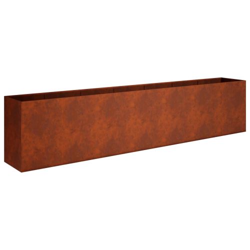 Градинска саксия Ръждясало 280 x 40 x 60 см Кортенова стомана