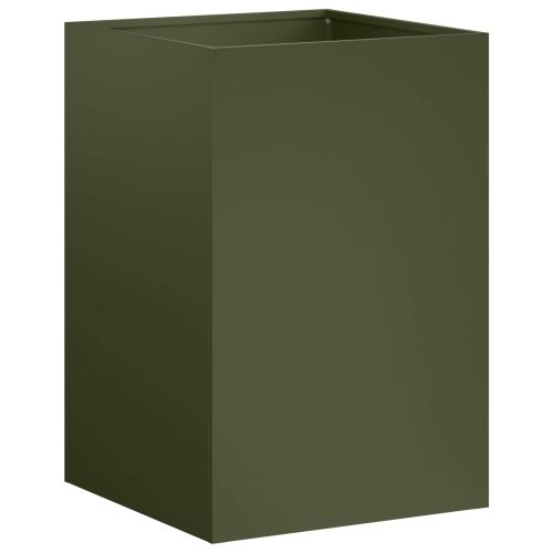 Градинска саксия Маслиненозелено 40 x 40 x 60 cm