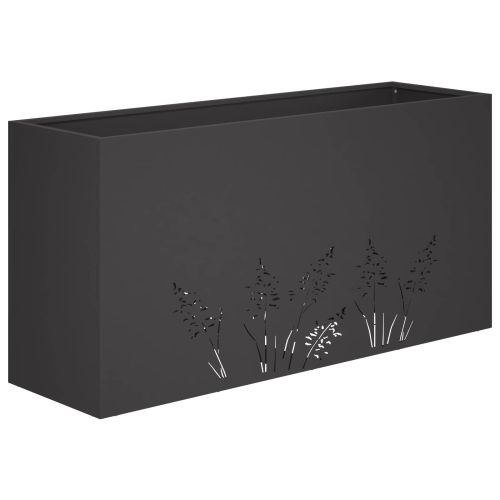 Градинска саксия Черно 100 x 20 x 49 см
