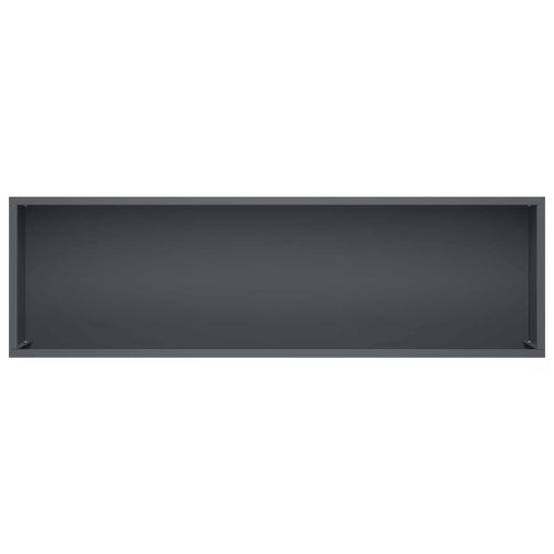 Градинска саксия 2 бр. Антрацит 100 x 20 x 49 см