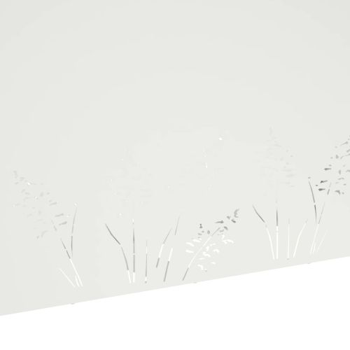 Градинска саксия Бяло 100 x 30 x 49 см