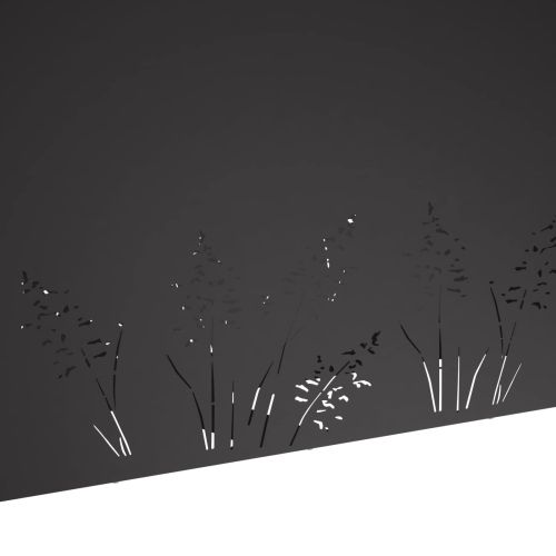 Градинска саксия Черно 100 x 30 x 49 см