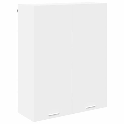 Висящ шкаф Бяло 80 x 31 x 100 см Инженерна дървесина